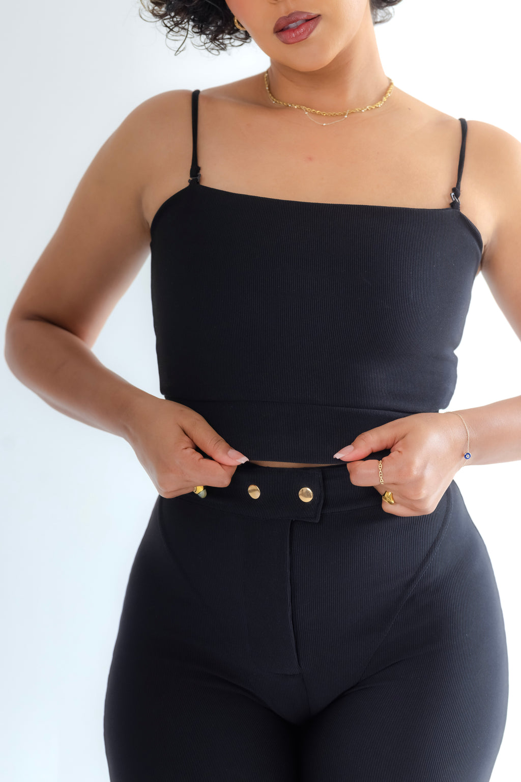 Spaghetti Contour Top