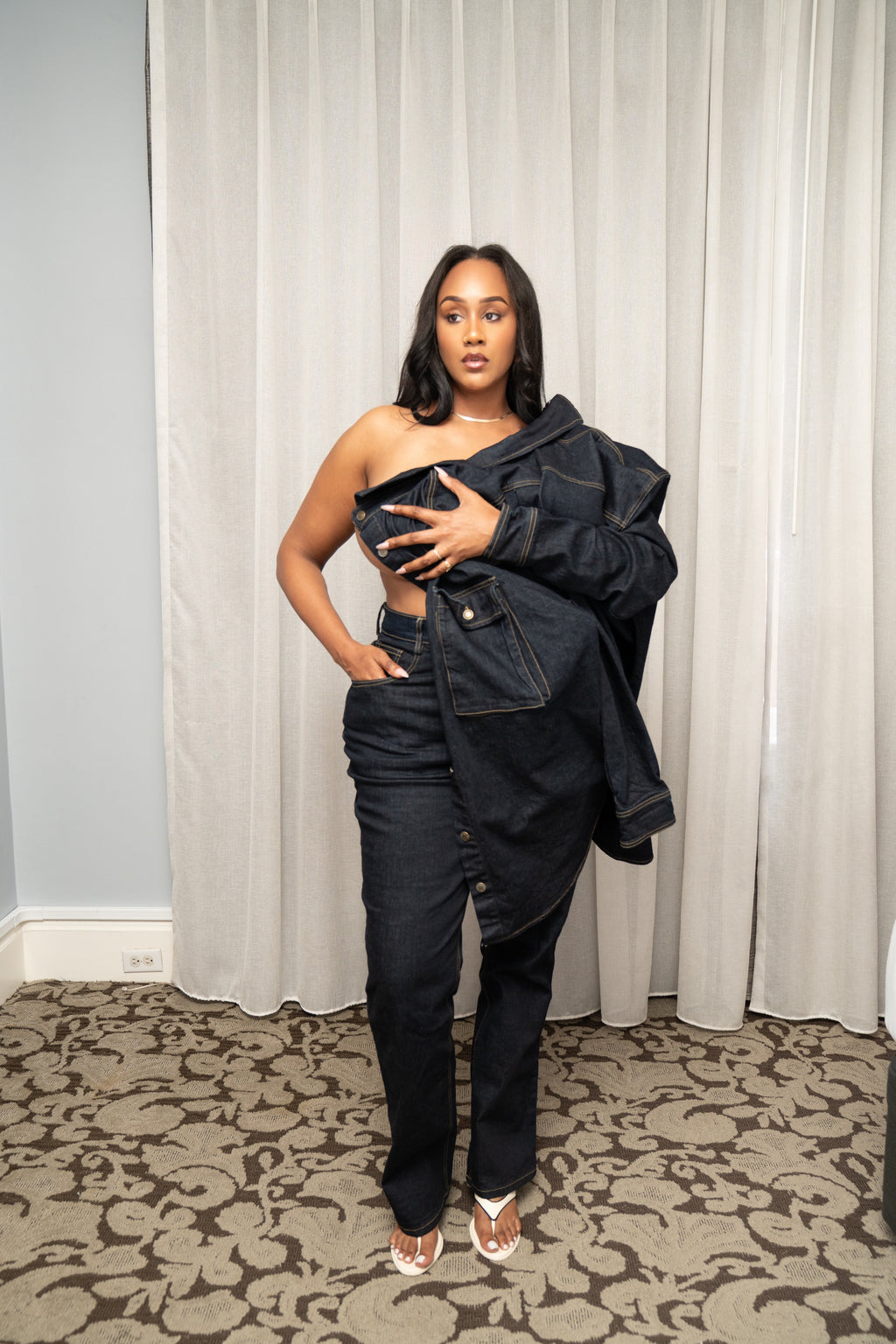 Denise High Waist Denim Jean