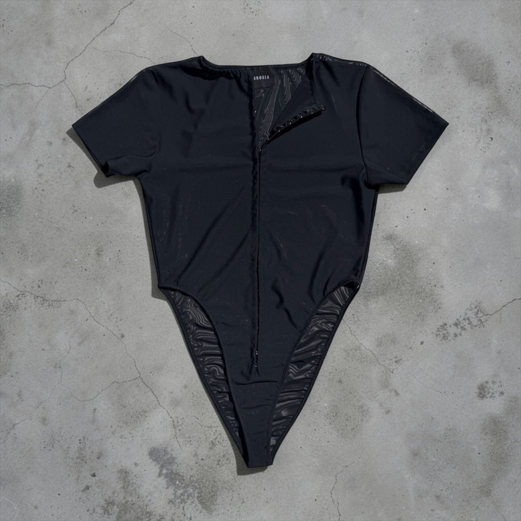 Hook and Eye High Hip Body Suit