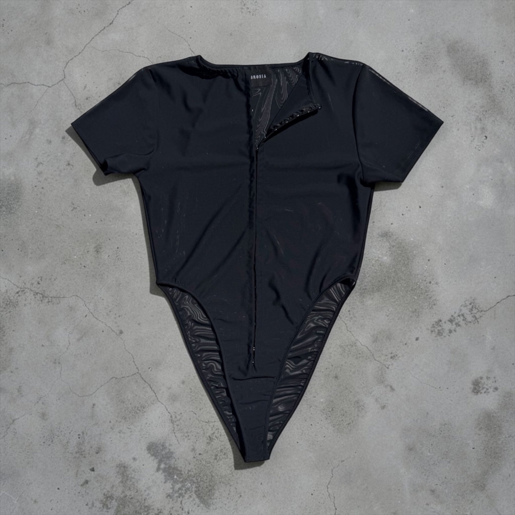 Hook and Eye High Hip Body Suit